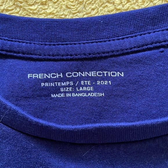 Dark blue crop tee - Picture 2 of 2